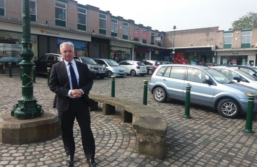 Mark Menzies MP in Kirkham's Market Square