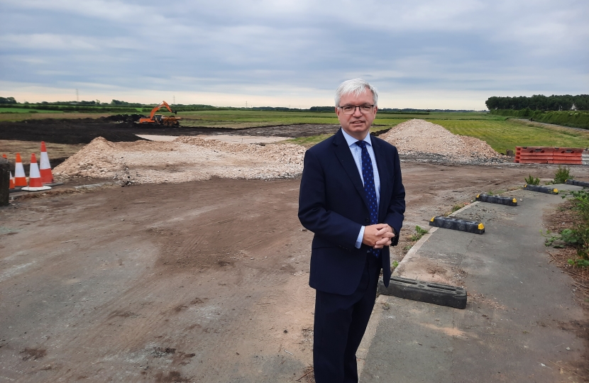 Mark Menzies MP on the M55 link road