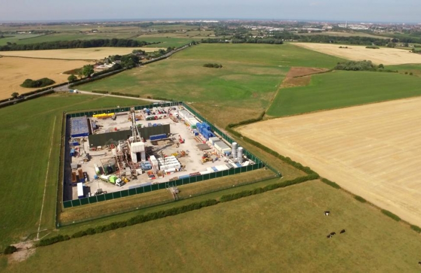 Fracking at Preston New Road must never resume says Mark Menzies MP