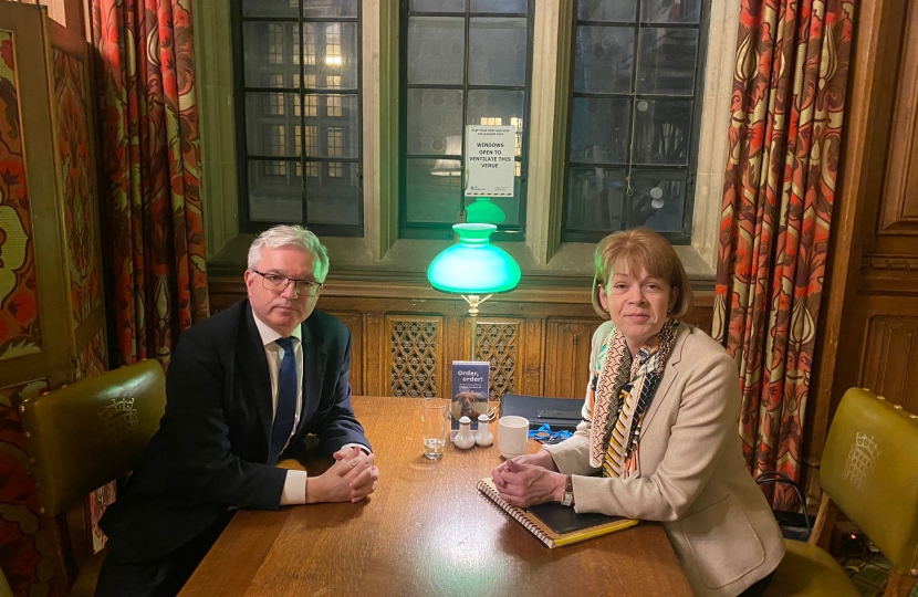 Mark Menzies MP meets with Rail Minister Wendy Morton
