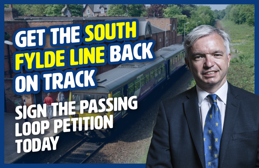 Sign the South Fylde Line Passing Loop Petition