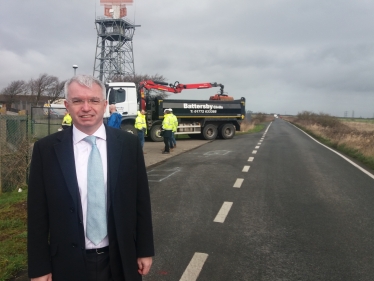 Mark Menzies MP on the Moss Road