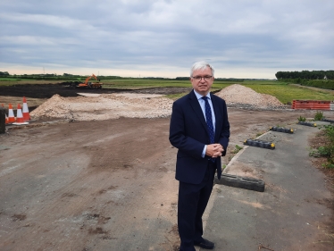 Mark Menzies MP on the M55 link road